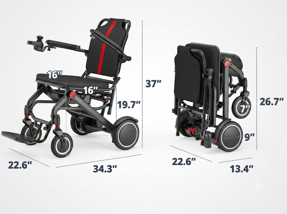 Aircraft-grade aluminum. One-motion fold.